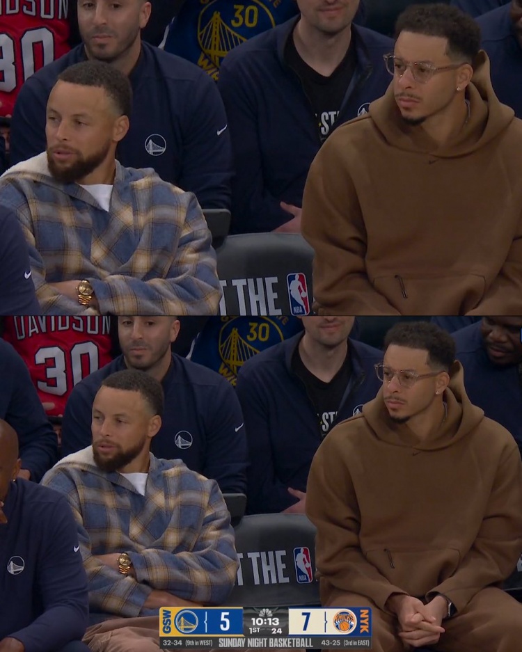 米乐 MILE-😅库里打趣:我和克莱是”水花兄弟“ 我和赛斯是“康复兄弟”