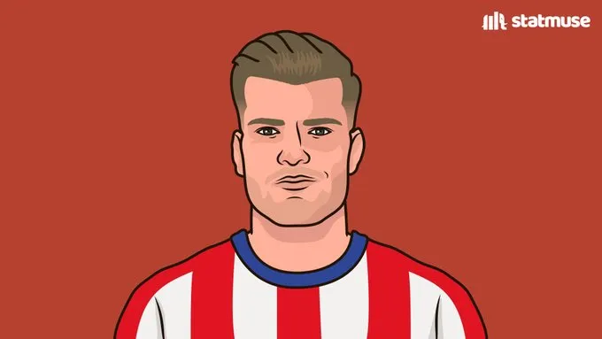 米乐注册-瑟洛特生涯欧冠7次首发进7球,本赛季5场首发进6球