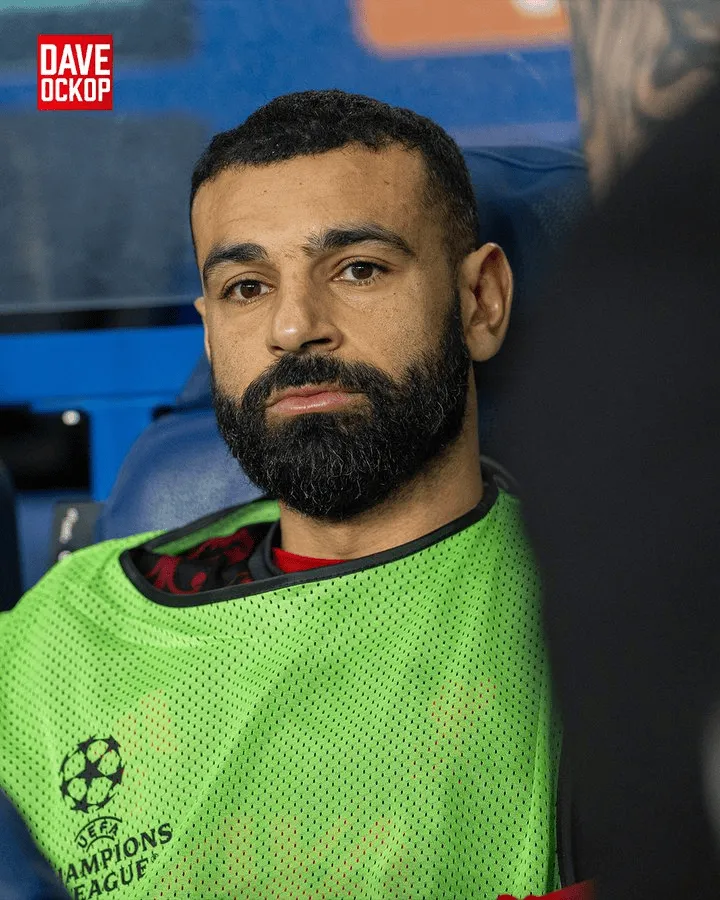 米乐游戏-关键战坐全场板凳!萨拉赫自去年12月后首次替补未登场